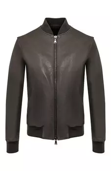 Кожаный бомбер Barbed