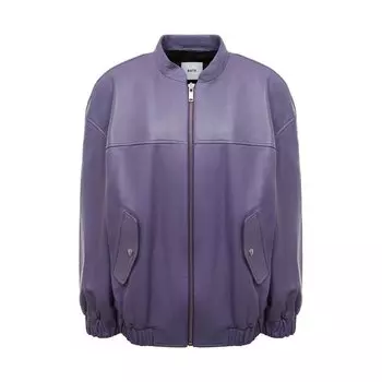 Кожаный бомбер Bats