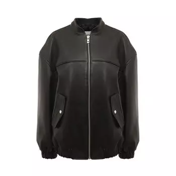 Кожаный бомбер Bats