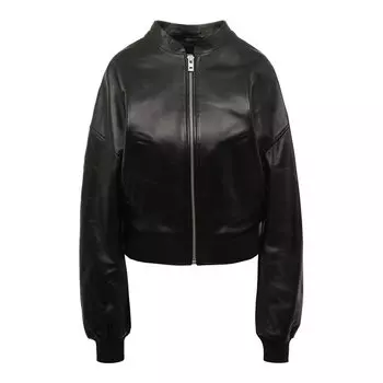 Кожаный бомбер Bats