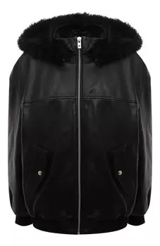 Кожаный бомбер Bats