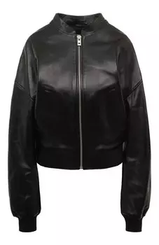 Кожаный бомбер Bats