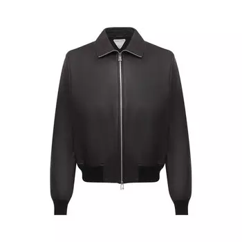 Кожаный бомбер Bottega Veneta