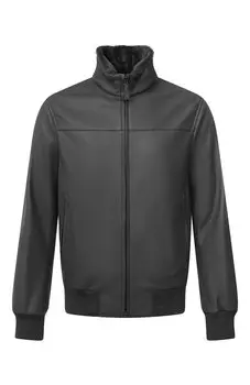 Кожаный бомбер Brioni