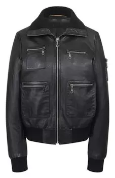 Кожаный бомбер Chlo