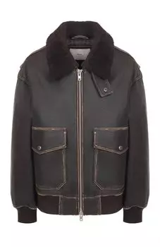 Кожаный бомбер Dunst