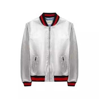 Кожаный бомбер Gucci