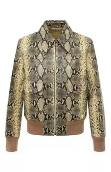 Кожаный бомбер Gucci
