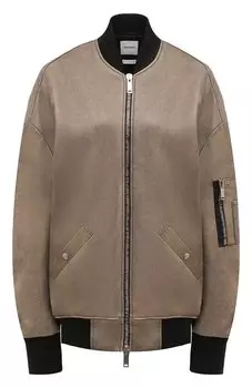 Кожаный бомбер Halfboy