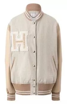 Кожаный бомбер Halfboy