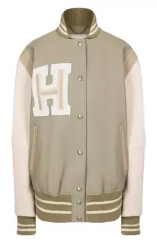 Кожаный бомбер Halfboy