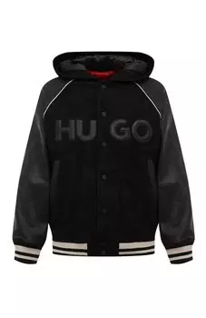 Кожаный бомбер HUGO