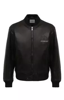 Кожаный бомбер Iceberg