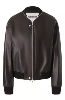Кожаный бомбер Jil Sander