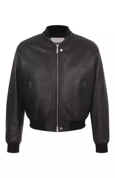 Кожаный бомбер Jil Sander