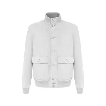 Кожаный бомбер Kiton