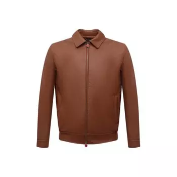 Кожаный бомбер Kiton