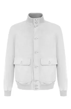 Кожаный бомбер Kiton