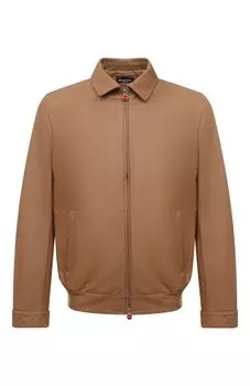 Кожаный бомбер Kiton
