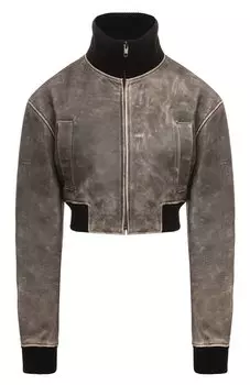 Кожаный бомбер Manokhi