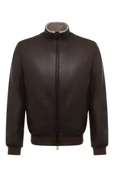 Кожаный бомбер MUST