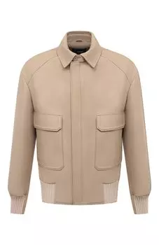 Кожаный бомбер MVST