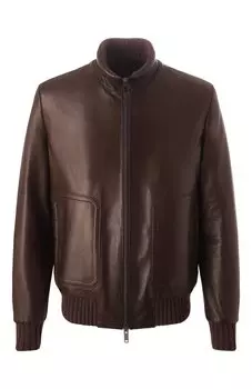 Кожаный бомбер MVST