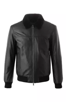 Кожаный бомбер MVST