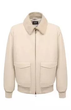 Кожаный бомбер MVST