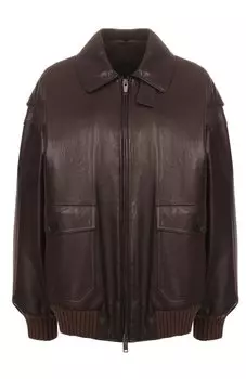 Кожаный бомбер MVST