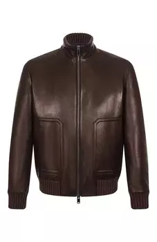 Кожаный бомбер MVST