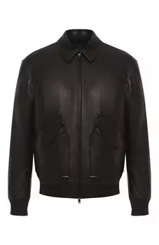 Кожаный бомбер MVST