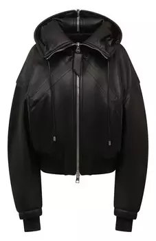 Кожаный бомбер The Attico