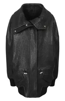 Кожаный бомбер The Attico