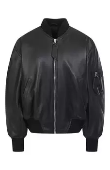 Кожаный бомбер The Attico