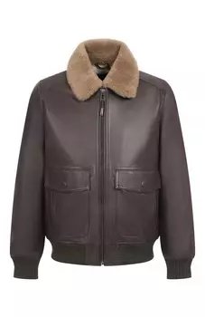 Кожаный бомбер Windsor