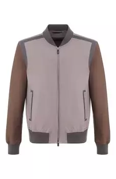 Кожаный бомбер Zegna