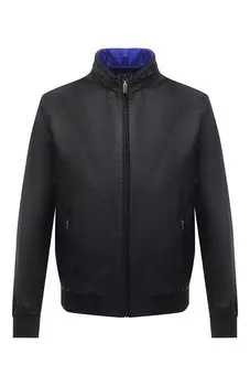 Кожаный бомбер Zilli Sport