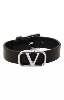 Кожаный браслет Valentino
