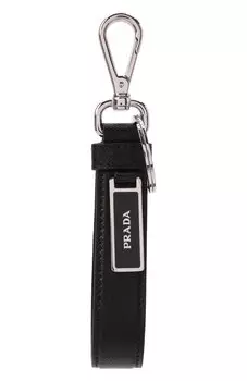 Кожаный брелок Prada