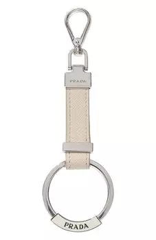 Кожаный брелок Prada