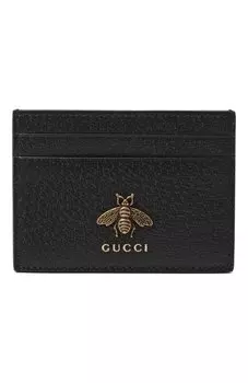 Кожаный чехол для кредитных карт Animalier Gucci