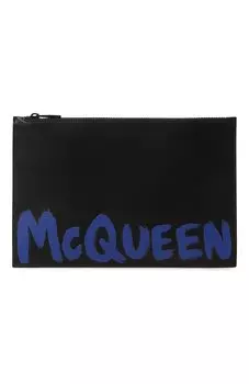 Кожаный футляр для документов Alexander McQueen