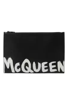 Кожаный футляр для документов Alexander McQueen
