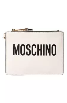 Кожаный футляр для документов Moschino
