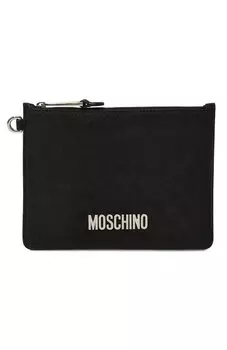 Кожаный футляр для документов Moschino