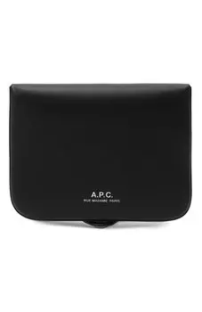 Кожаный футляр для кредитных карт A.P.C.