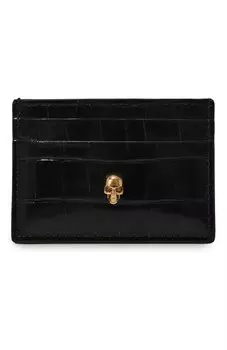 Кожаный футляр для кредитных карт Alexander McQueen