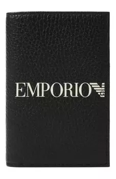 Кожаный футляр для кредитных карт Emporio Armani