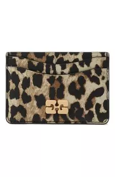 Кожаный футляр для кредитных карт Ganni